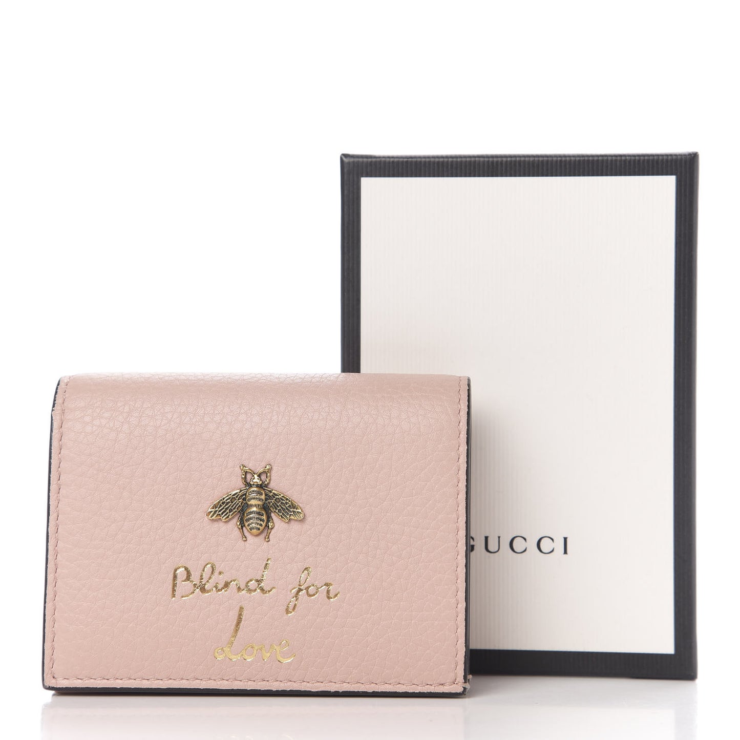 Cellarius Calfskin Blind for Love Animalier Card Case Perfect Pink