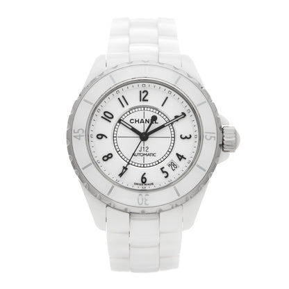 Chanel Stainless Steel Ceramic 38mm J12 Automatic Watch White 1 of 4