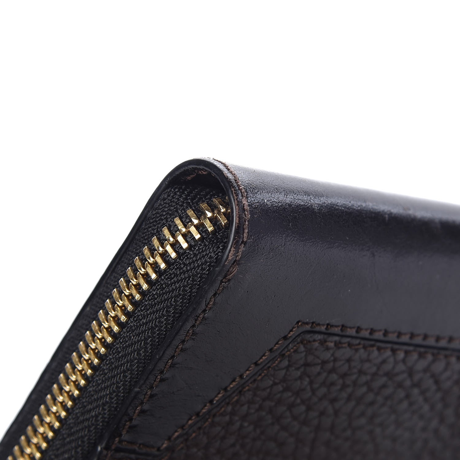 Burberry Calfskin Ziggy Zip Around Wallet Brown 11 of 11
