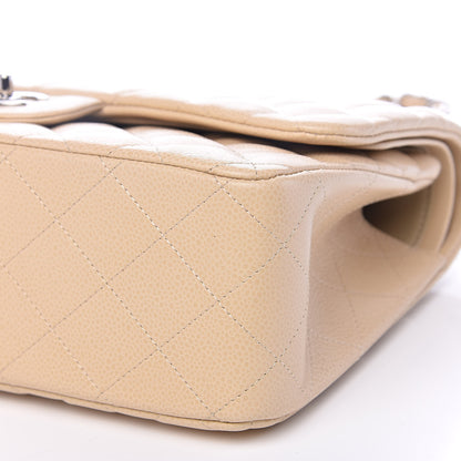Chanel Caviar Quilted Jumbo Double Flap Beige Clair 10 of 12