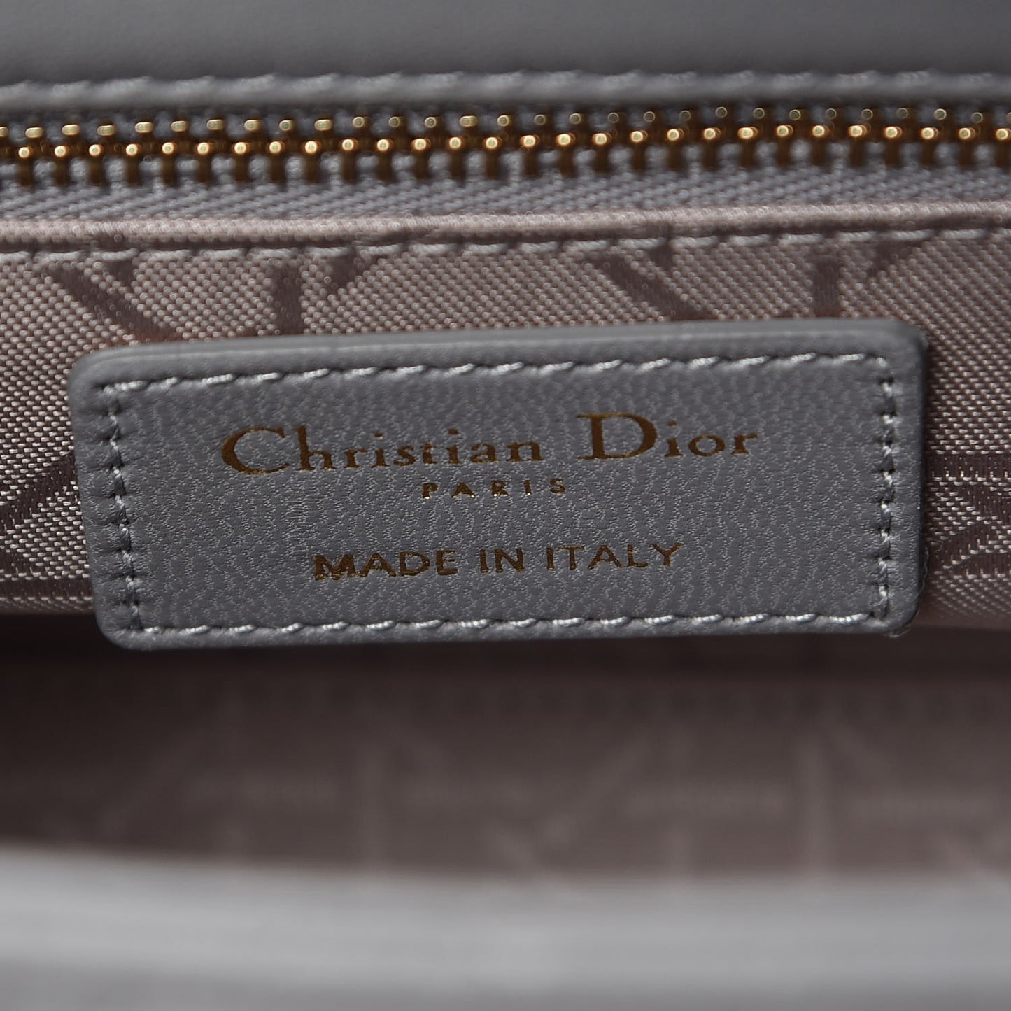 Lambskin Cannage Small My Lady Dior Gris