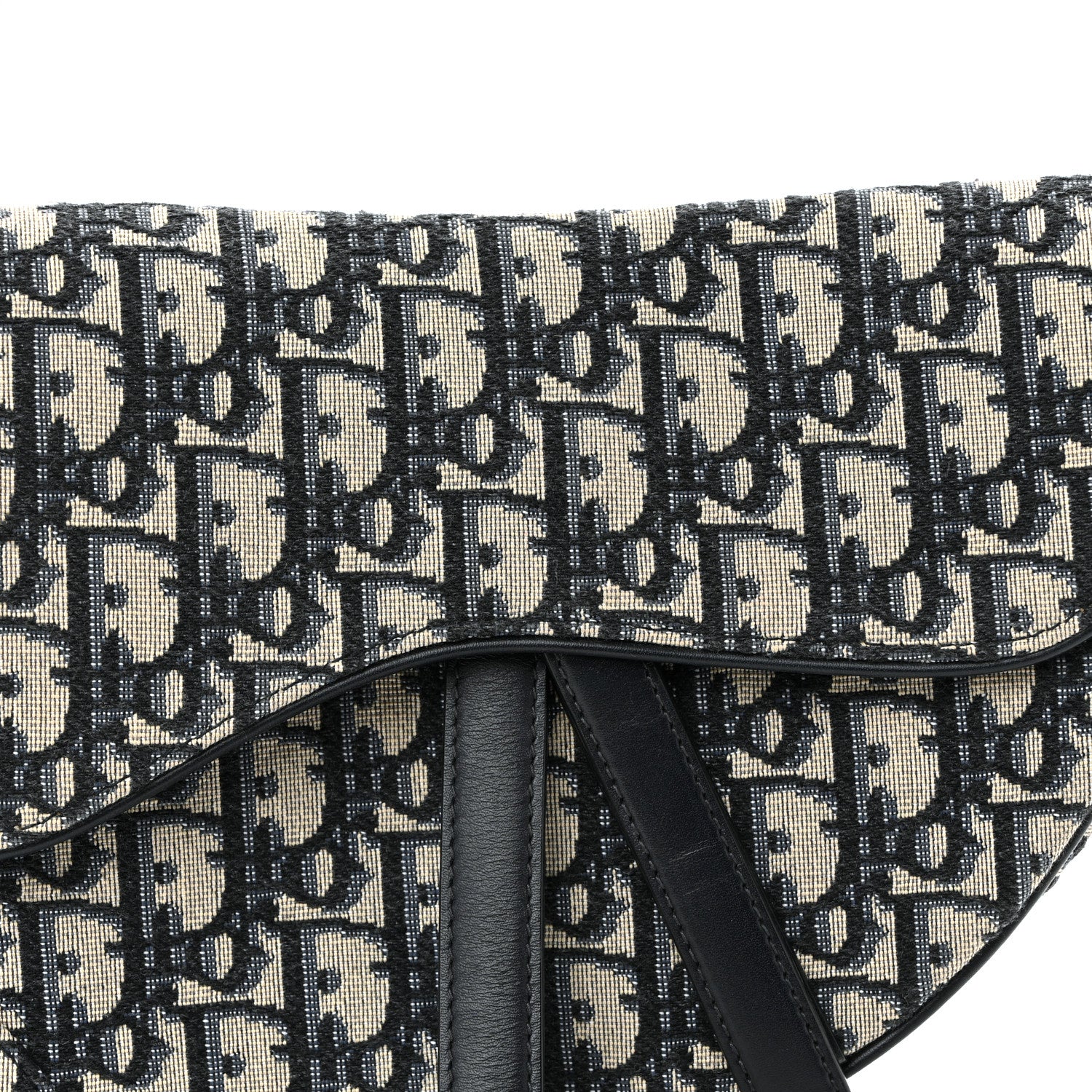 Christian Dior Oblique Saddle Bag Blue 8 of 10