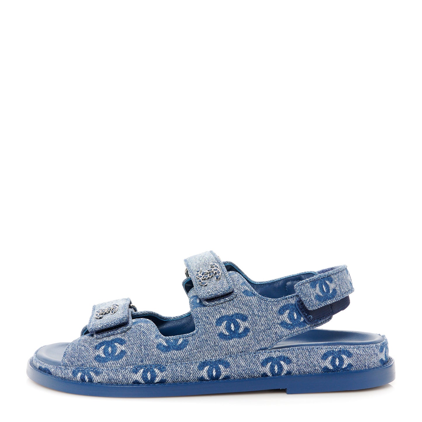 Denim CC Dad Sandals 39 Blue