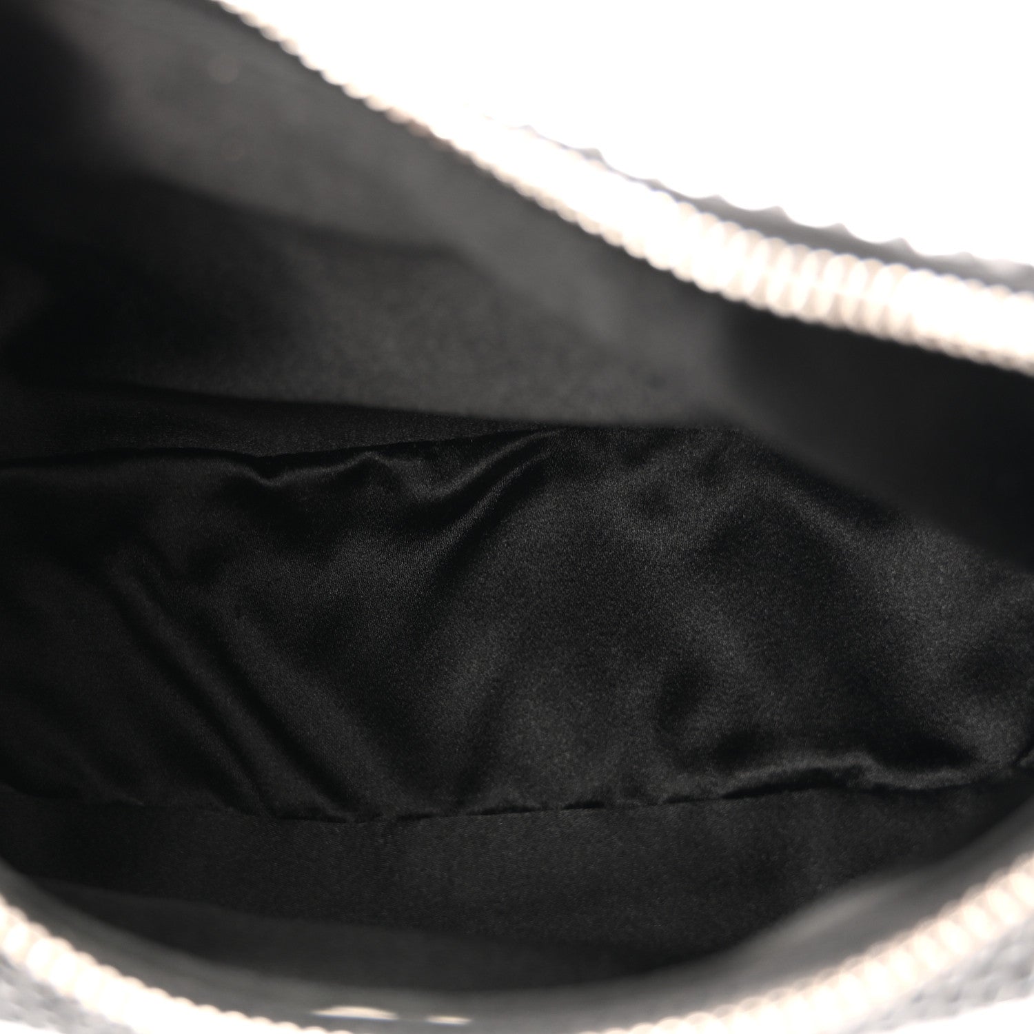 Prada Satin Crystal Re-Edition 2005 Shoulder Bag Black 5 of 10