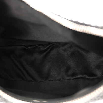 Prada Satin Crystal Re-Edition 2005 Shoulder Bag Black 5 of 10