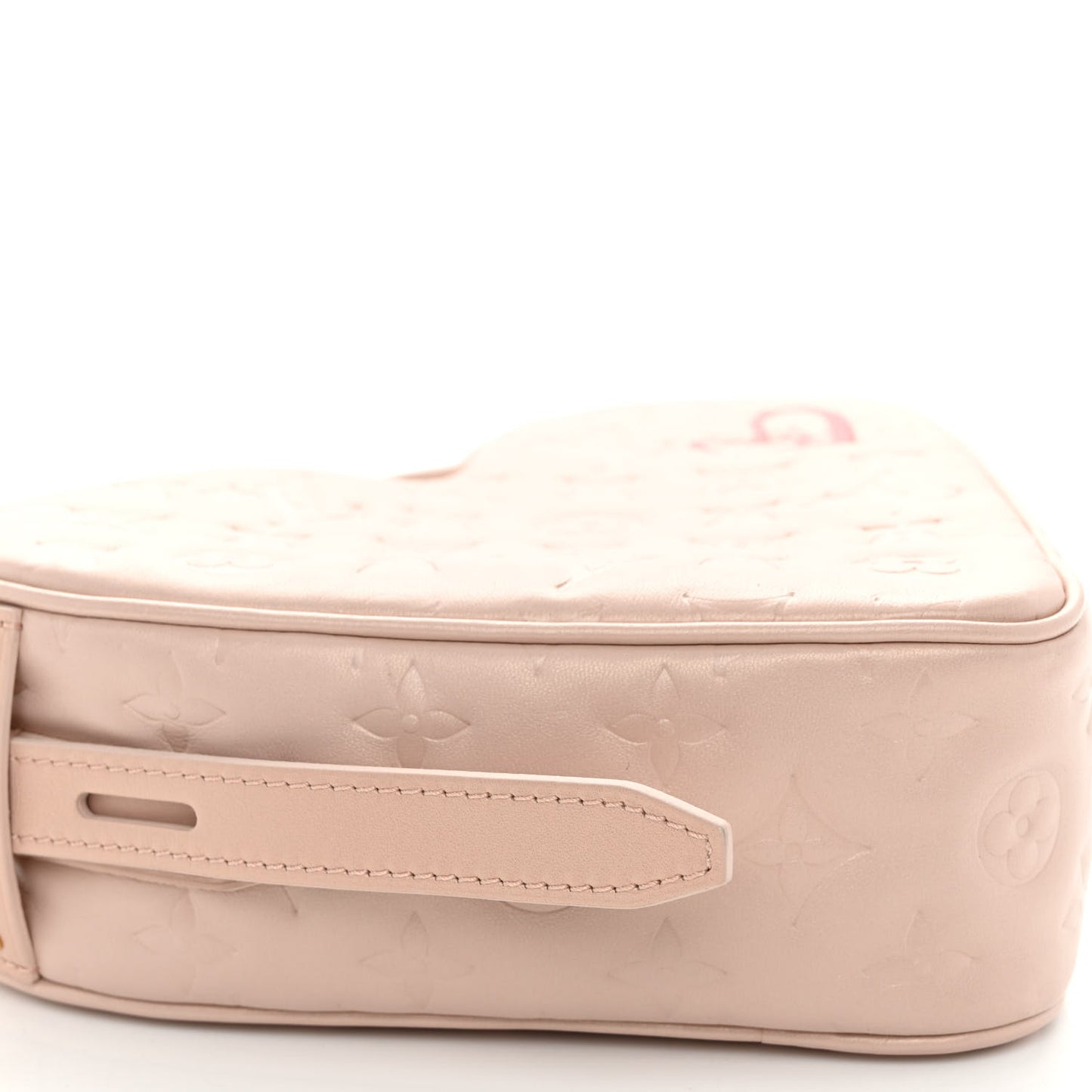 Lambskin Embossed Monogram Fall In Love Sac Coeur Light Pink