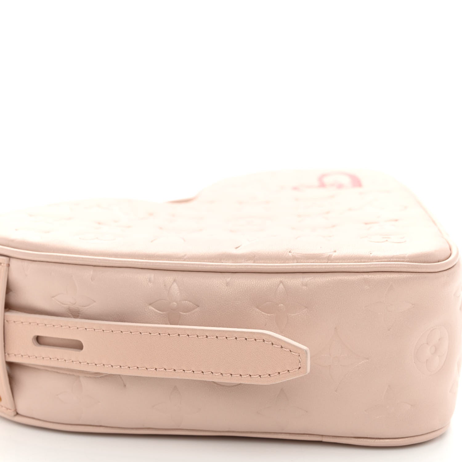 Louis Vuitton Lambskin Embossed Monogram Fall In Love Sac Coeur Light Pink 8 of 9