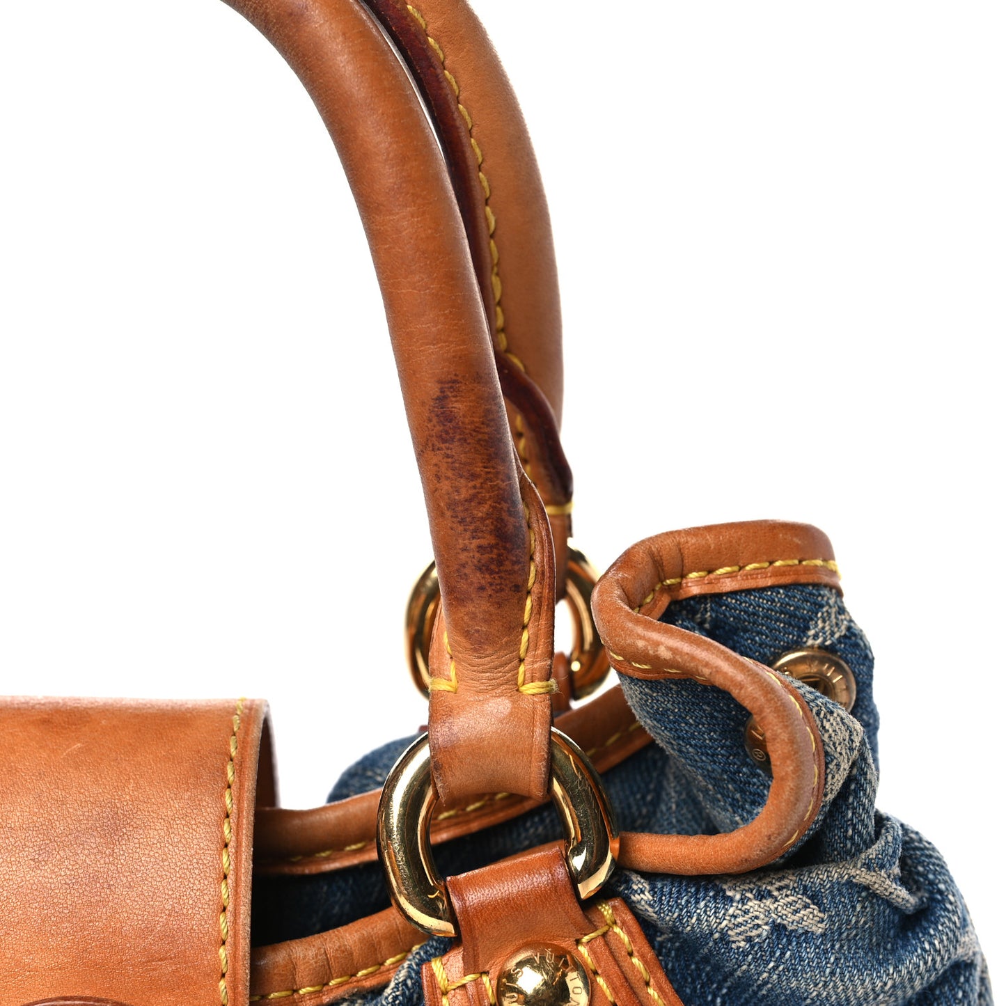 Monogram Denim Pleaty Blue