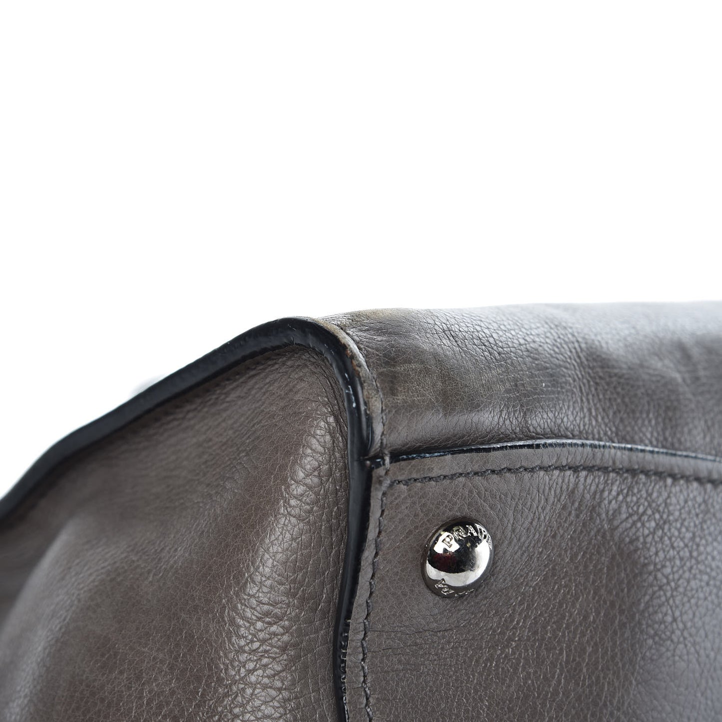 Glace Calf Twin Pocket Tote Marmo