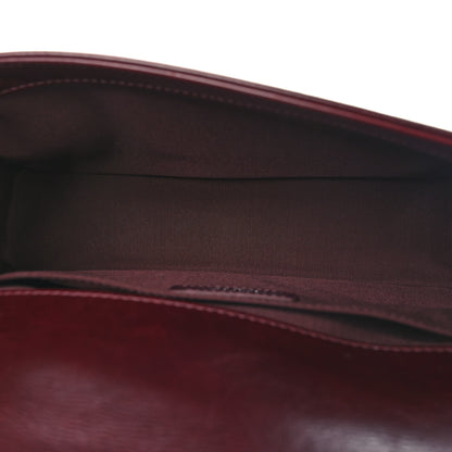 Chanel Glazed Calfskin Quilted Medium Boy Chained Flap Bordeaux 5 of 10