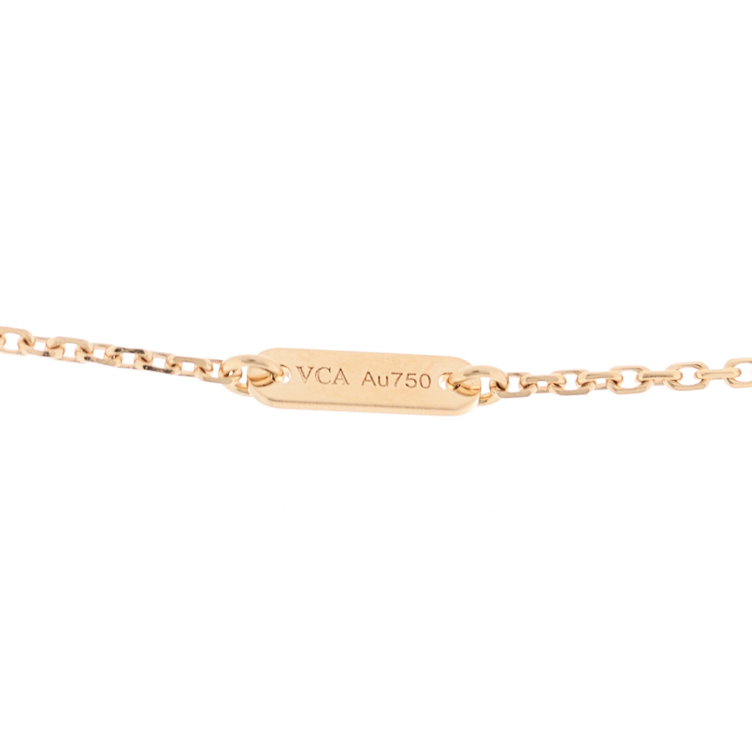 Van Cleef & Arpels 18K Rose Gold Sweet Alhambra Pendant Necklace 6 of 7