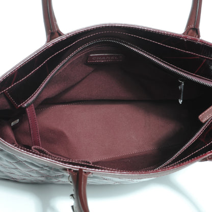 Chanel Coated Canvas Tote Bordeaux 10 of 10