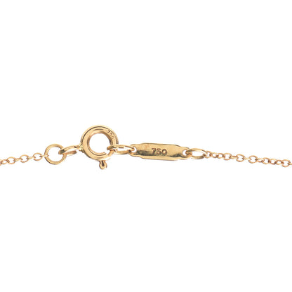 Tiffany 18K Yellow Gold Metro Oval Pendant Necklace 4 of 5