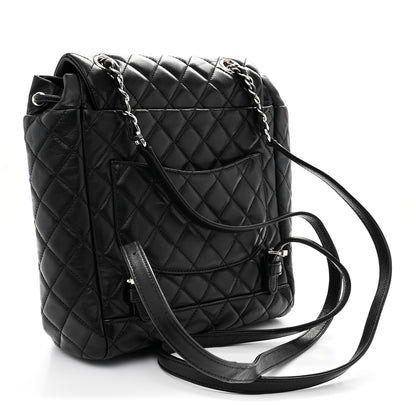 Chanel Lambskin Quilted Small Urban Spirit Backpack Black 3 of 11