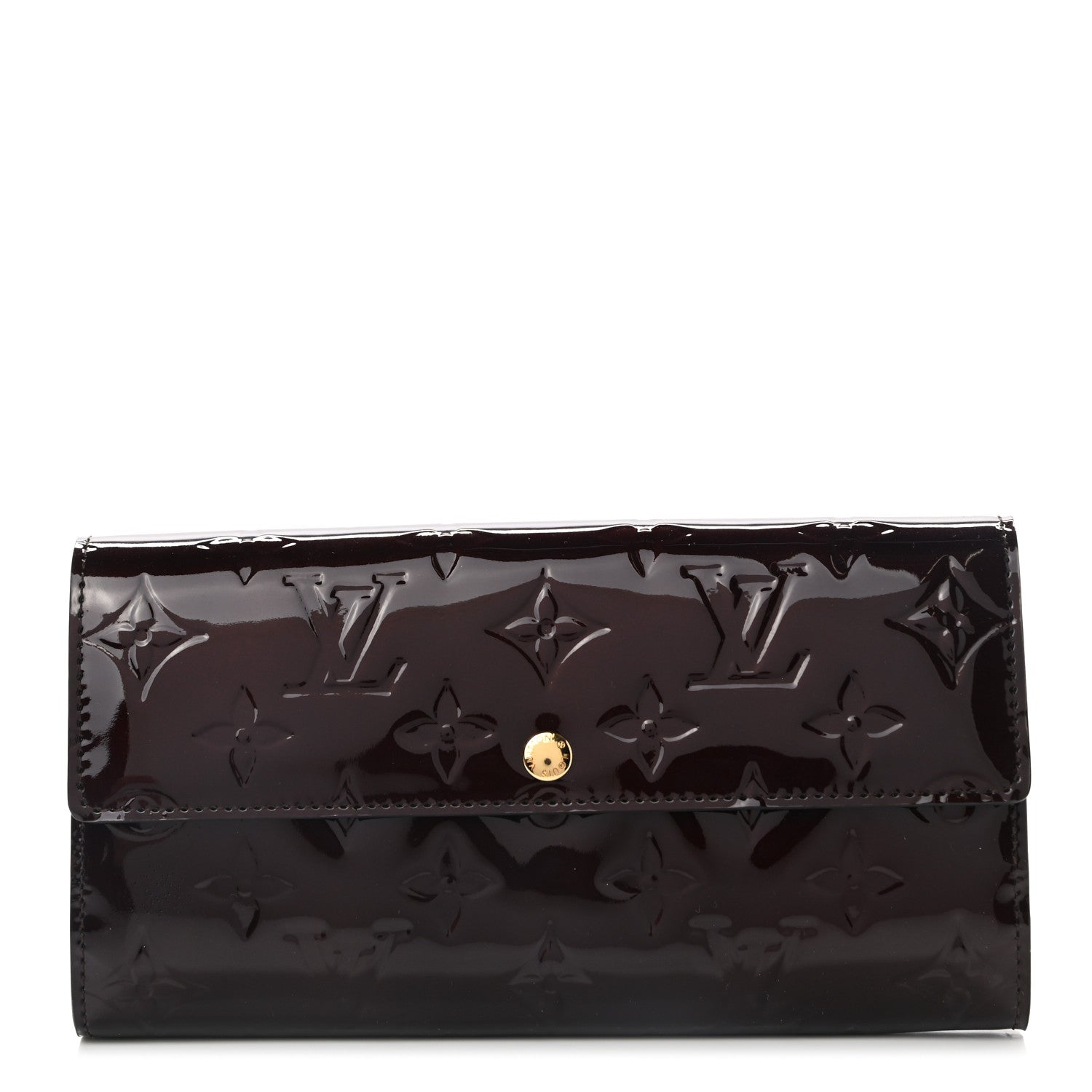 Louis Vuitton Vernis Sarah Wallet Amarante 1 of 8