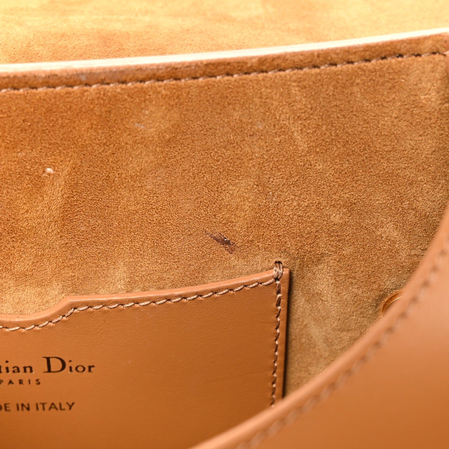 Christian Dior Box Calfskin Medium Bobby Flap Camel 11 of 11