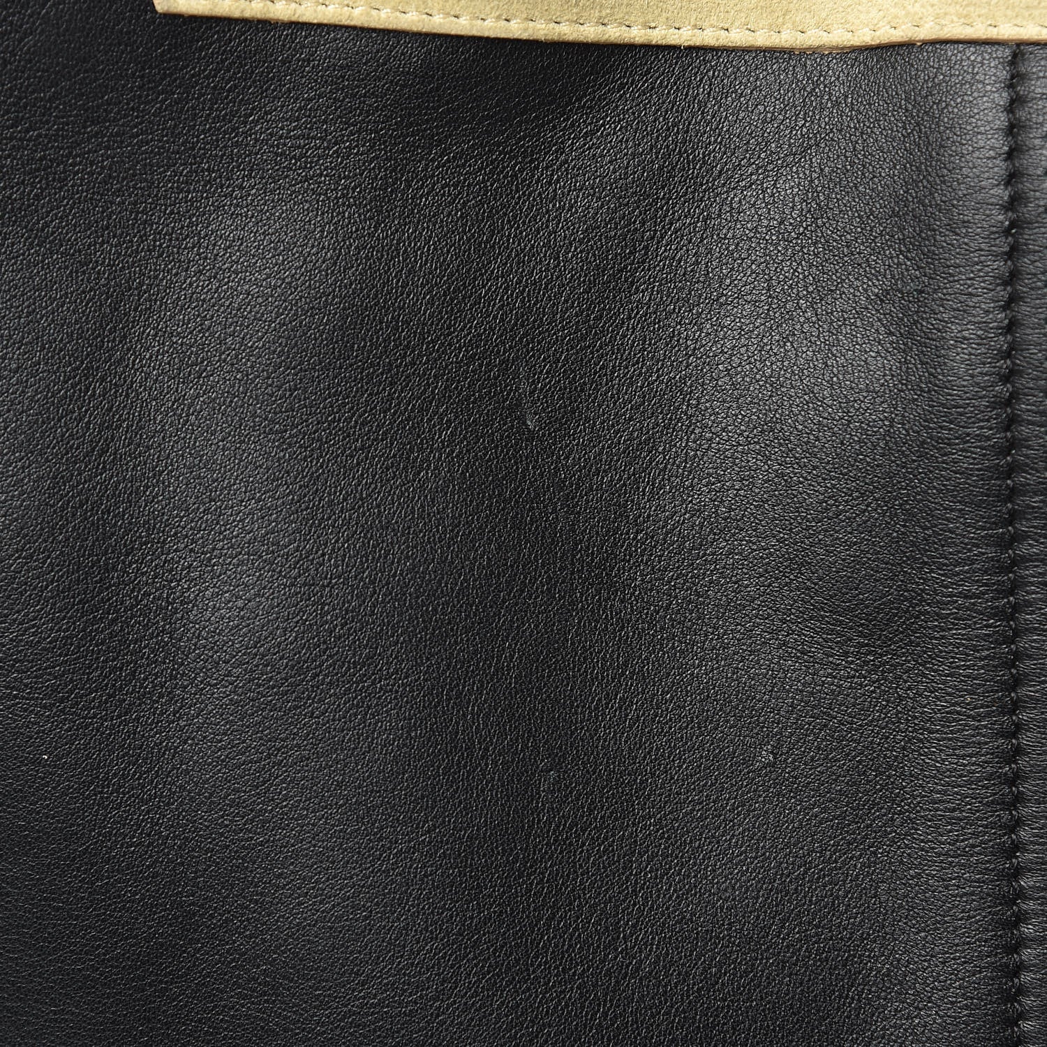 Proenza Schouler Smooth Calfskin Suede Paper Tote Black Beige 10 of 15