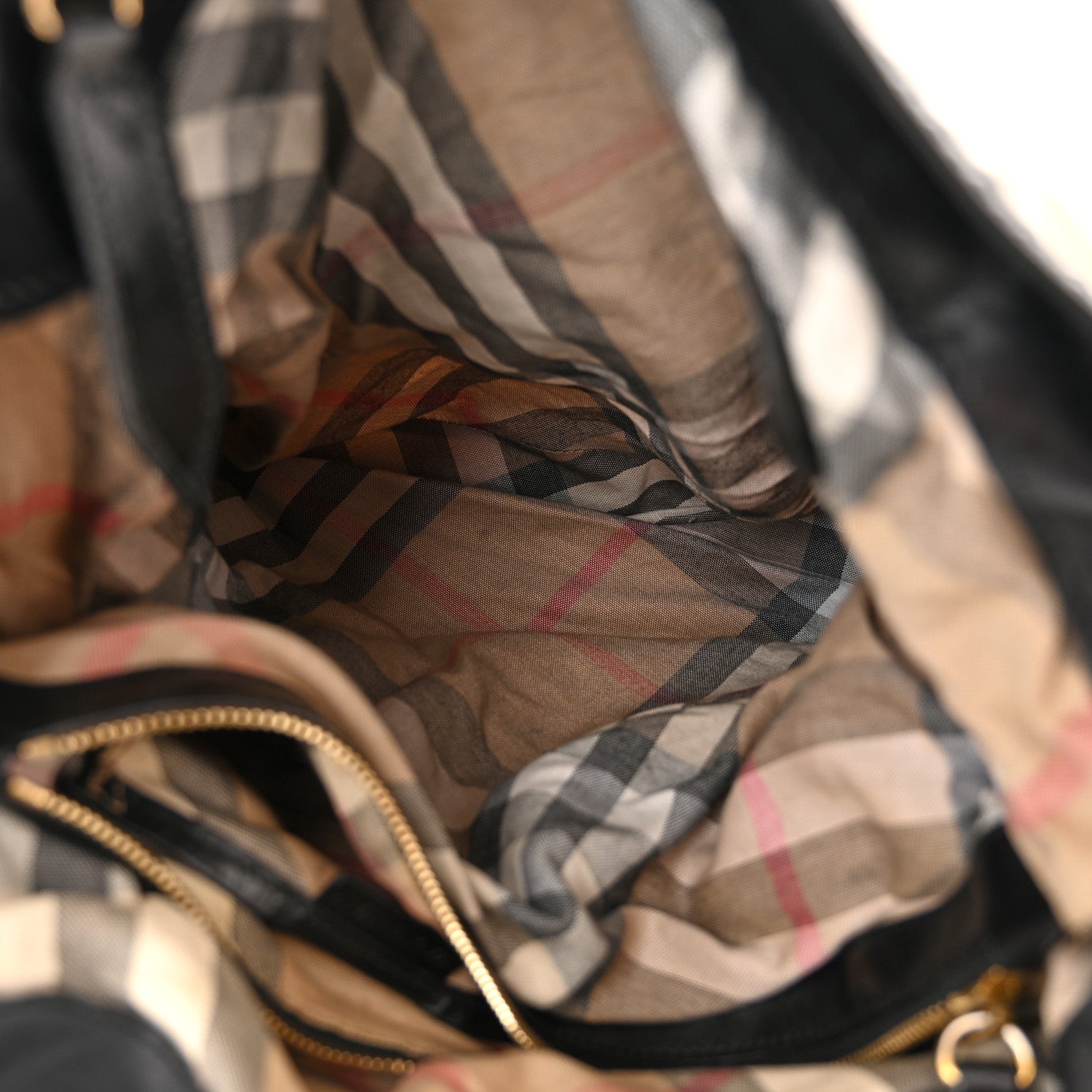 Burberry Nylon Bridle Calfskin Medium Gosford Hobo Trench 5 of 23
