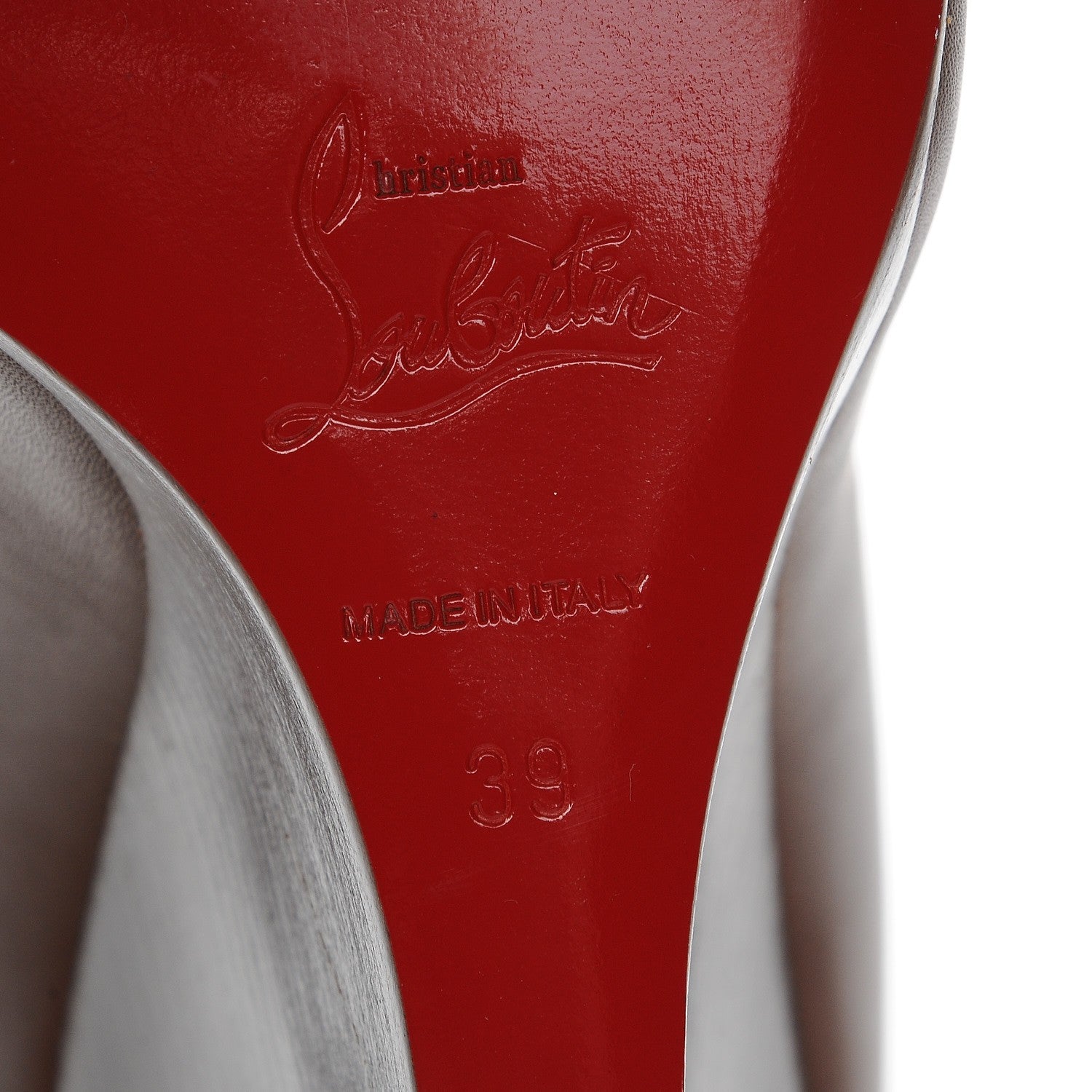 Christian Louboutin Nappa Belle Zeppa 100 Wedge Ankle Boots 39 Brown 6 of 9