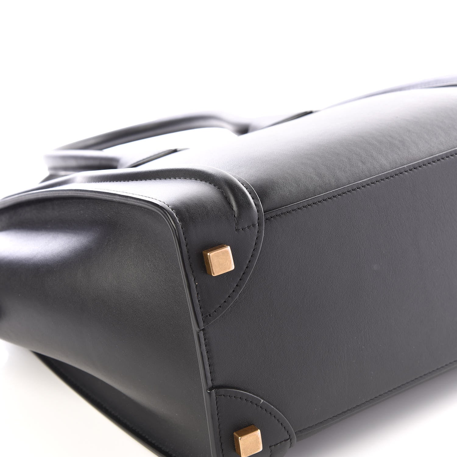 Celine Smooth Calfskin Micro Luggage Black 7 of 10