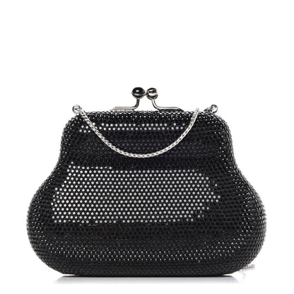 Judith Leiber Swarovski Crystal Minaudiere Clutch Black 3 of 6