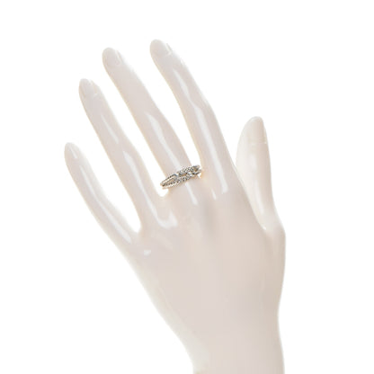 David Yurman Sterling Silver Diamond Petite Loop Ring 53.5 6.75 2 of 4