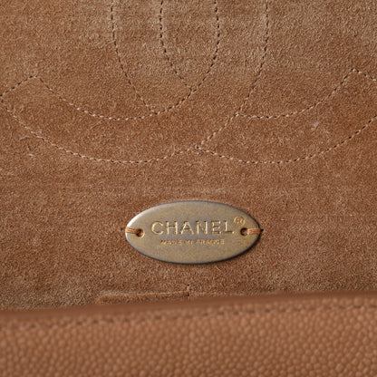 Chanel Grained Calfskin Jumbo Classic Pure Double Flap Beige 6 of 10