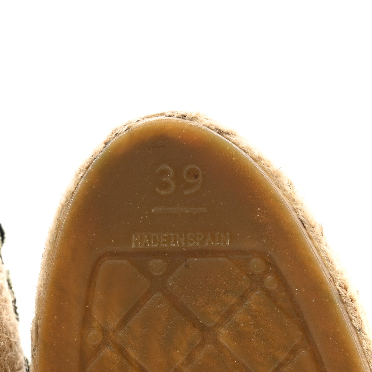 Chanel Fabric Camellia CC Espadrilles 39 Khaki 7 of 11