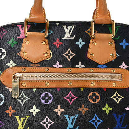 Louis Vuitton Monogram Multicolor Alma Black 8 of 10