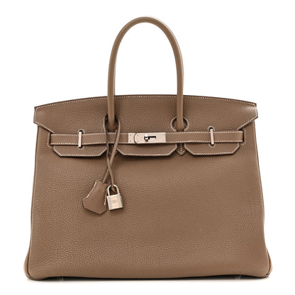 Hermes Togo BIRKIN 35 Etoupe 1 of 14