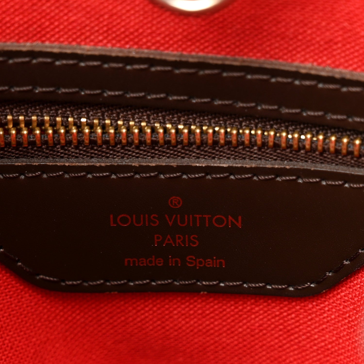 Louis Vuitton Damier Ebene Cabas Rivington 6 of 10