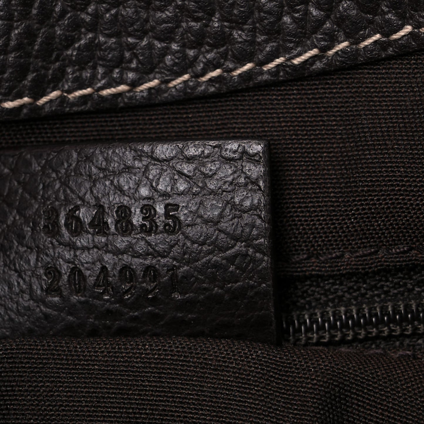 Monogram New Ladies Web Tote Dark Brown