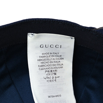 Gucci Cotton Web Baseball Hat XL Navy 7 of 8