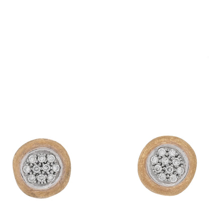 Marco Bicego 18K Yellow White Gold Diamond Jaipur Earrings 1 of 5