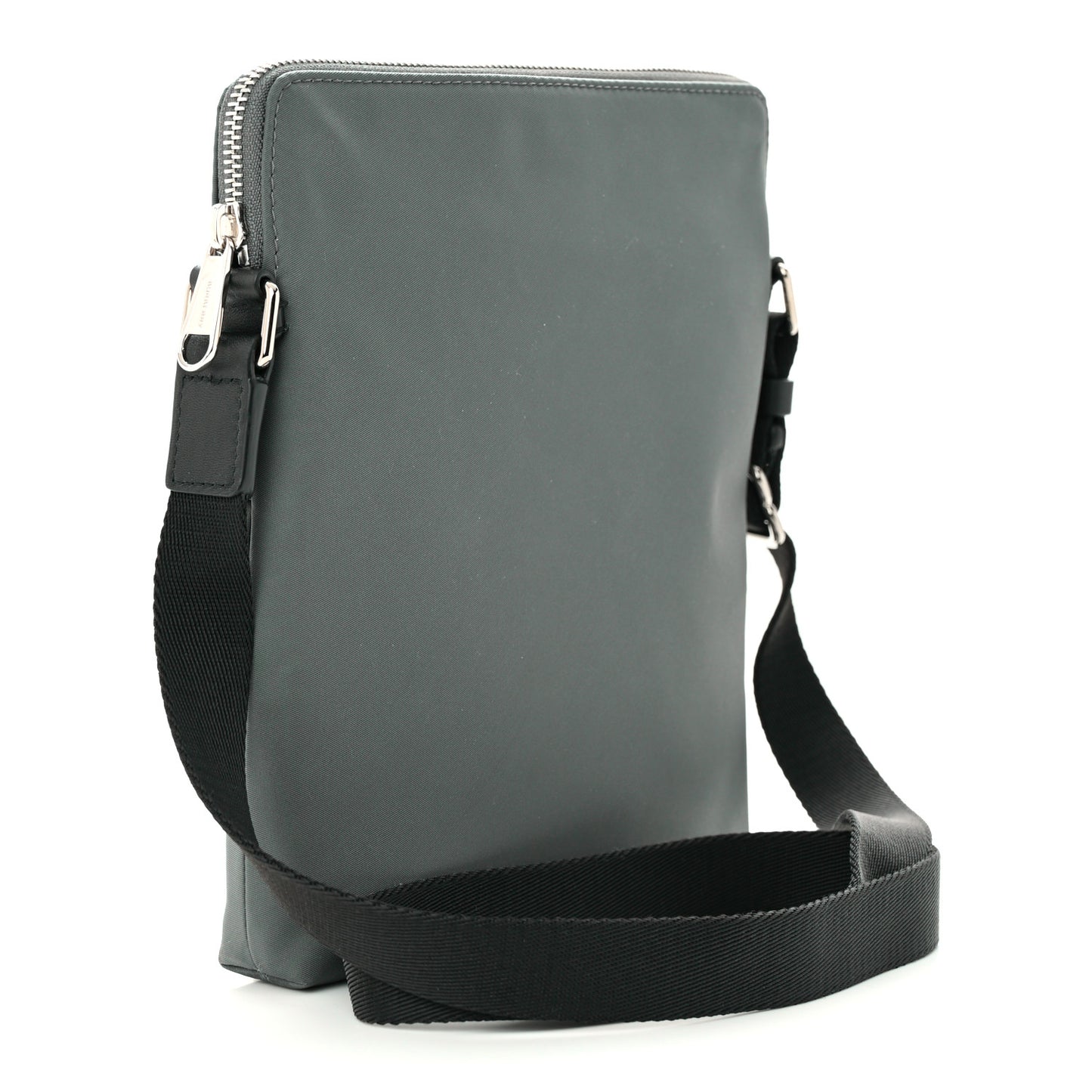 Nylon Neo Crossbody Bag Charcoal Grey