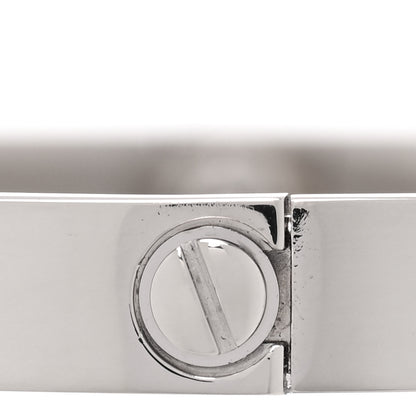 Cartier 18K White Gold LOVE Bracelet 18 6 of 8