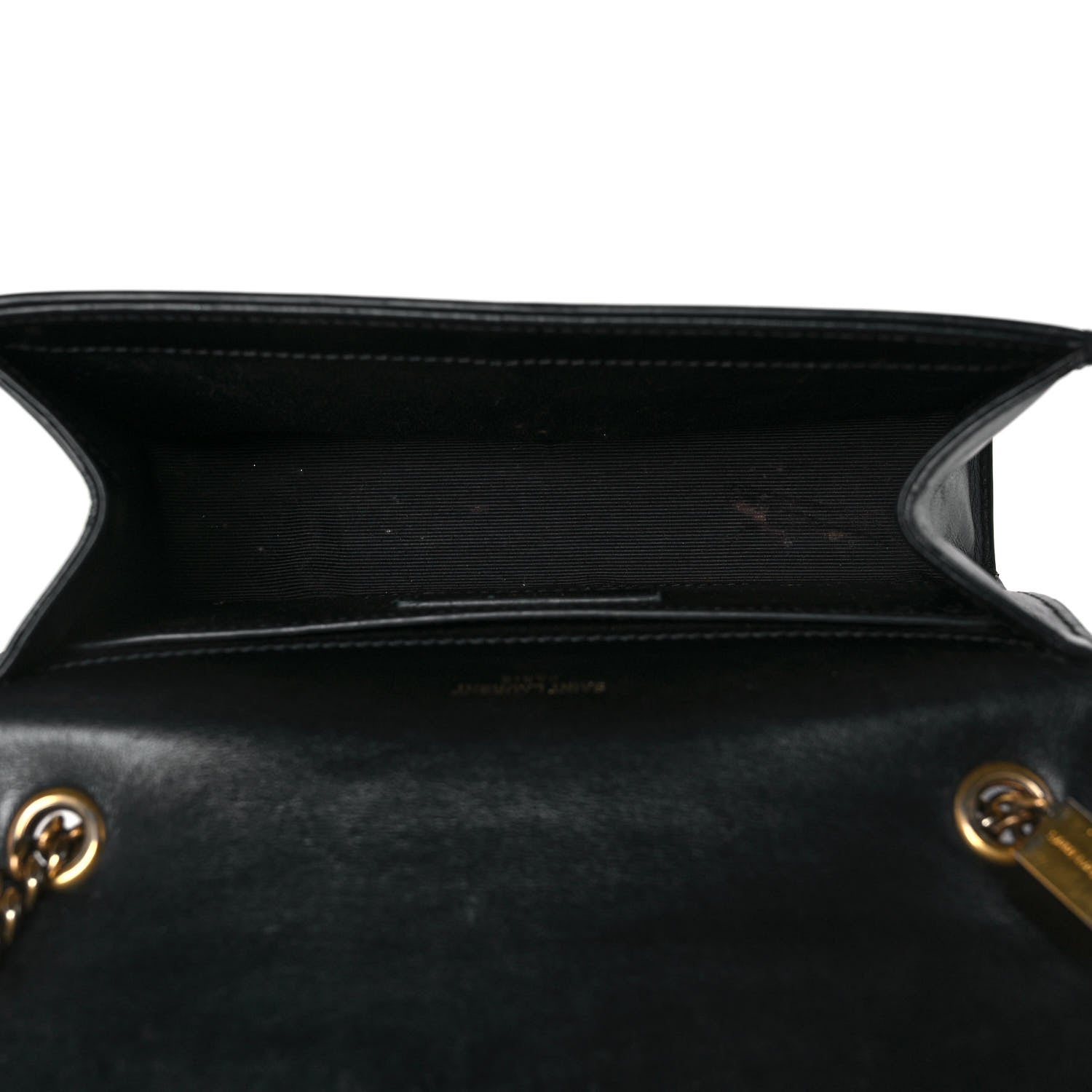 Saint Laurent Calfskin Sequin Small Classic Monogram Kate Satchel Black 4 of 10