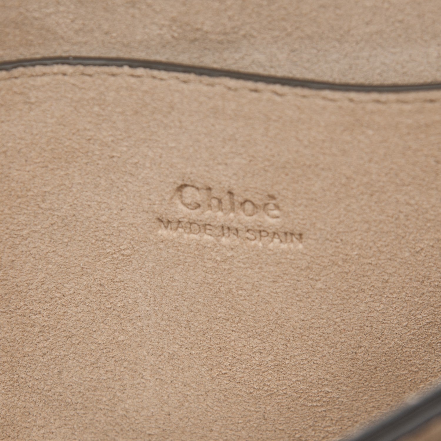 Chloe Suede Calfskin Small Faye Shoulder Bag Motty Grey 7 of 8
