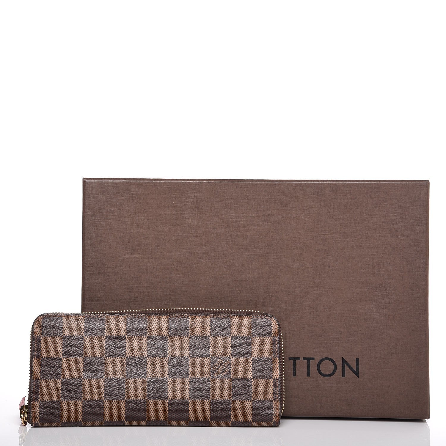 Louis Vuitton Damier Ebene Clemence Wallet Cherry 9 of 9