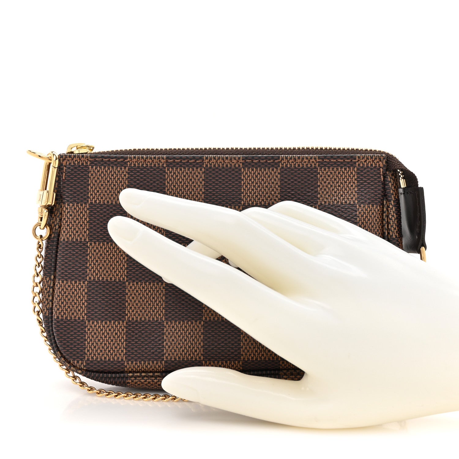 Louis Vuitton Damier Ebene Mini Pochette Accessories 2 of 11