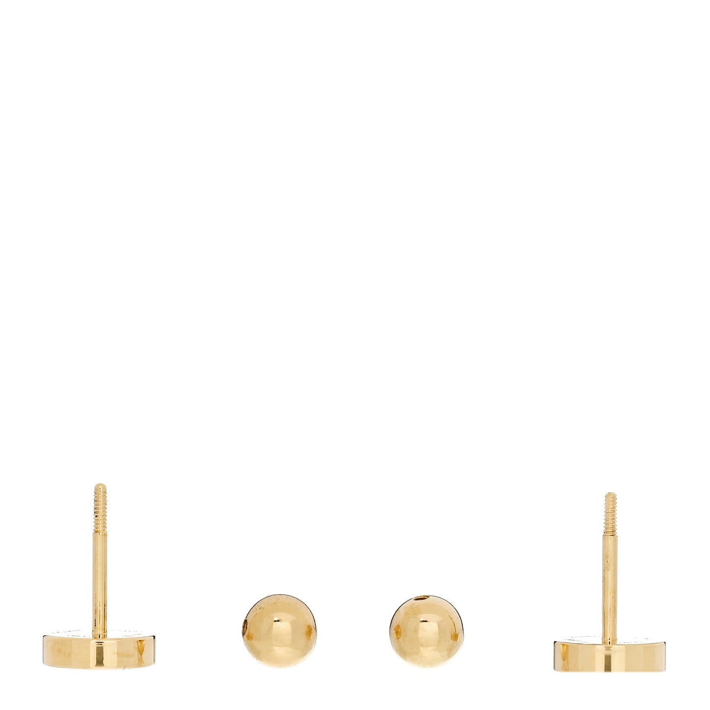 18K Yellow Gold LOVE Earrings