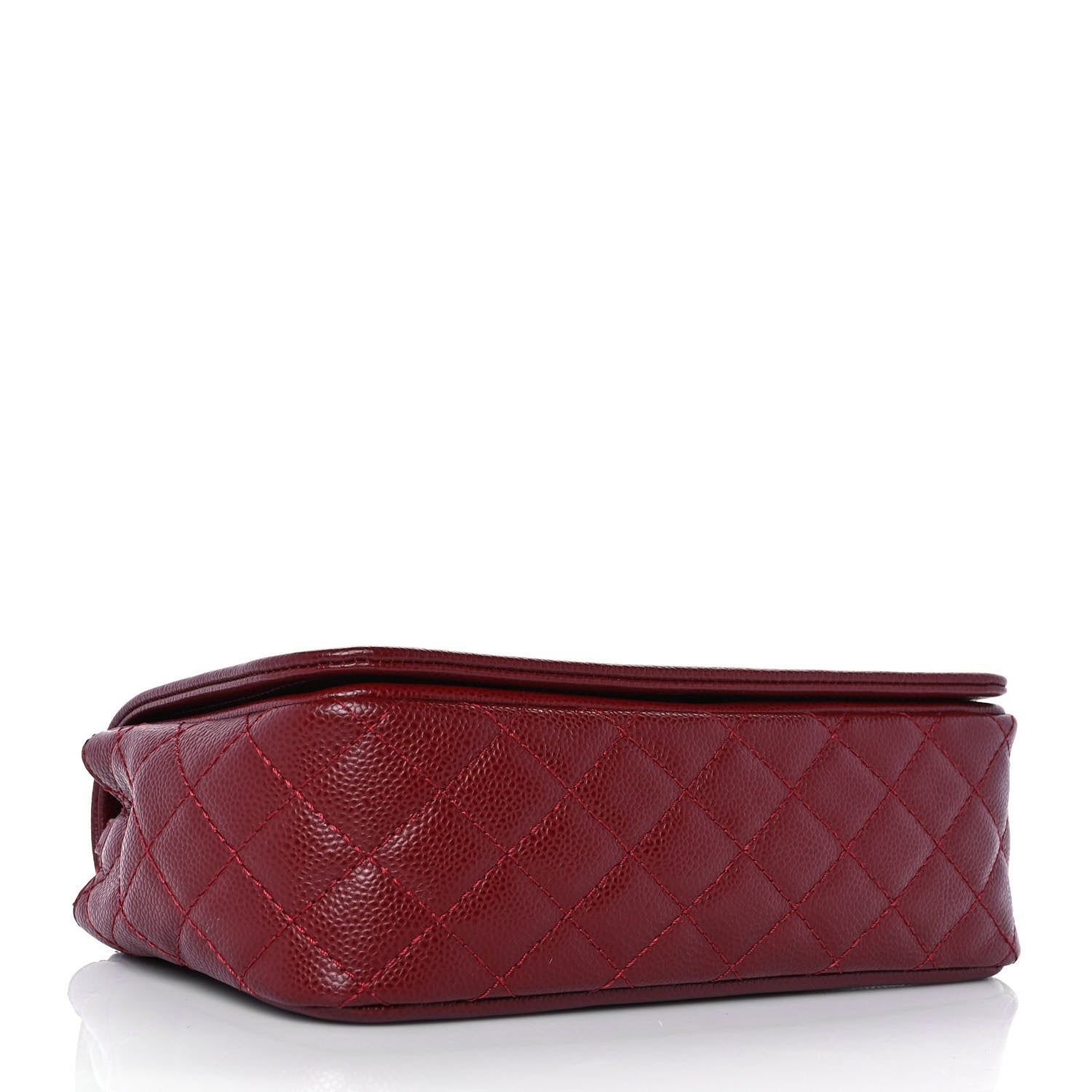 Chanel Caviar Medium Timeless CC Flap Dark Red 3 of 8