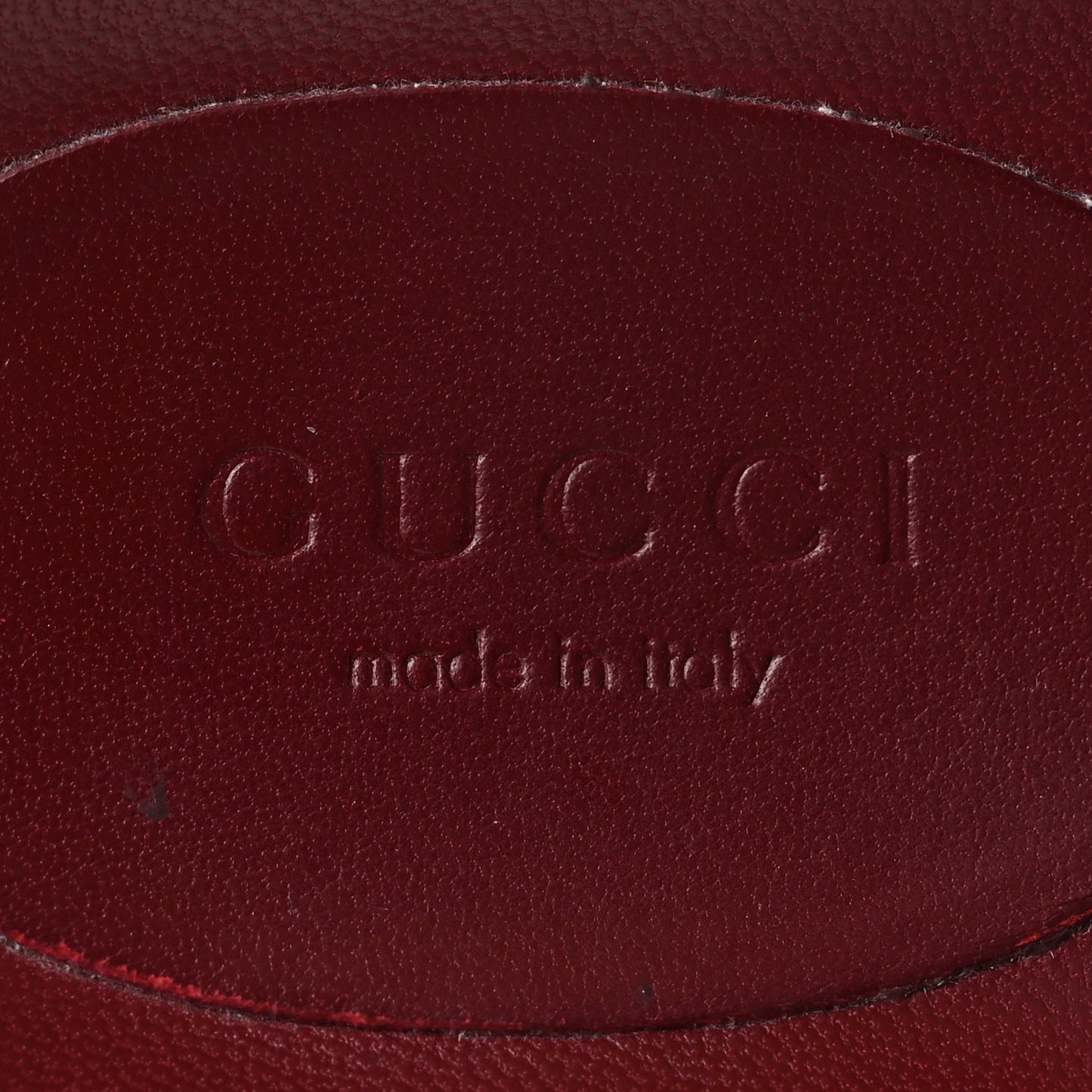 GG Supreme Monogram Womens Horsebit Slippers 36 Rosso Ancora