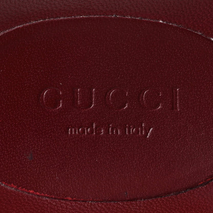 Gucci GG Supreme Monogram Womens Horsebit Slippers 36 Rosso Ancora 8 of 9