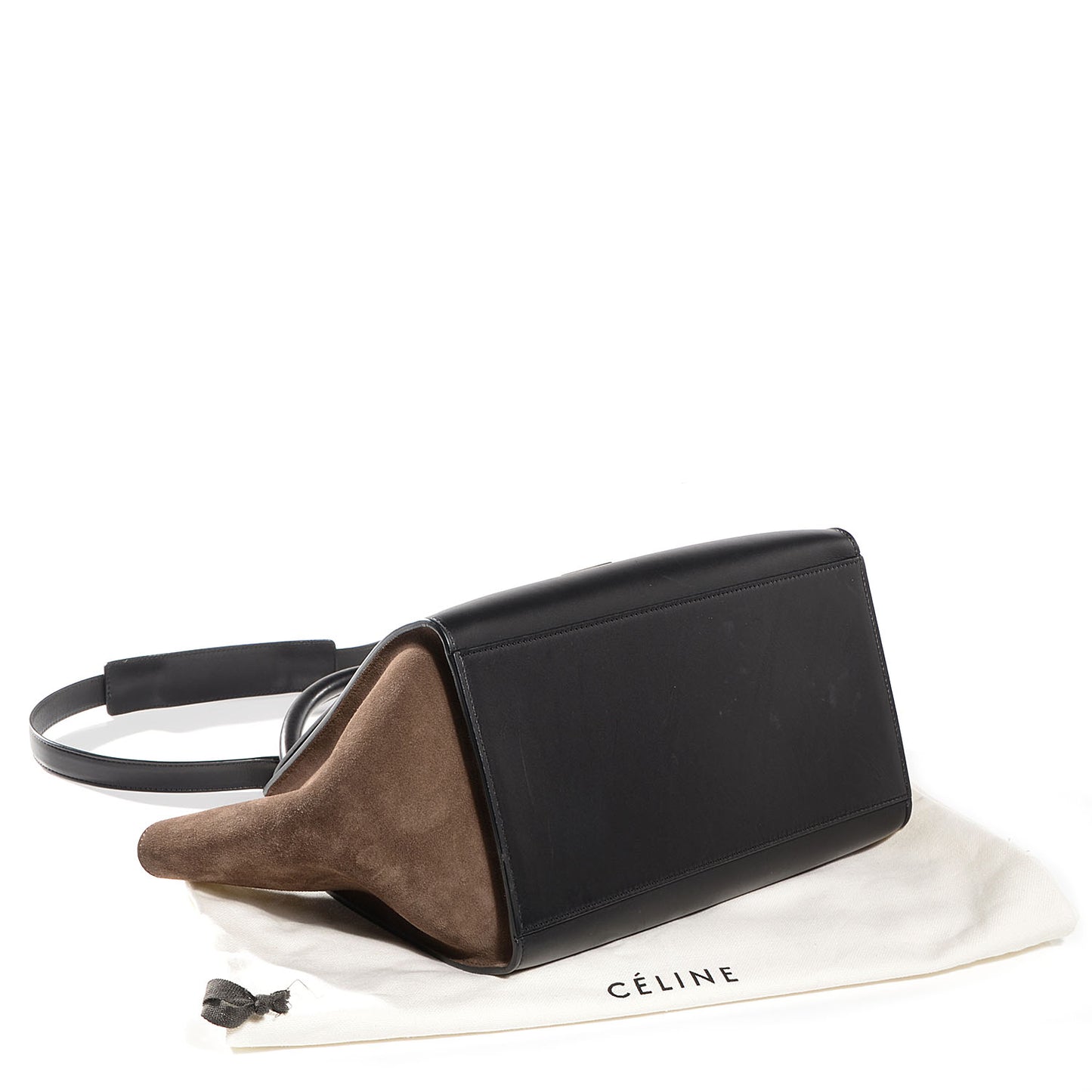 Python and Suede Small Tri-Color Trapeze Blue Brown Black