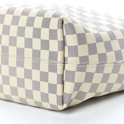 Louis Vuitton Damier Azur Graceful MM Rose Ballerine 10 of 13