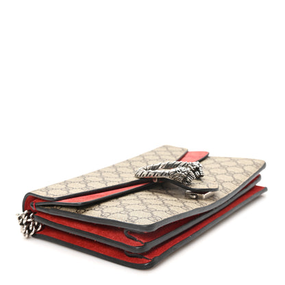 Gucci GG Supreme Monogram Small Dionysus Shoulder Bag Red 4 of 11