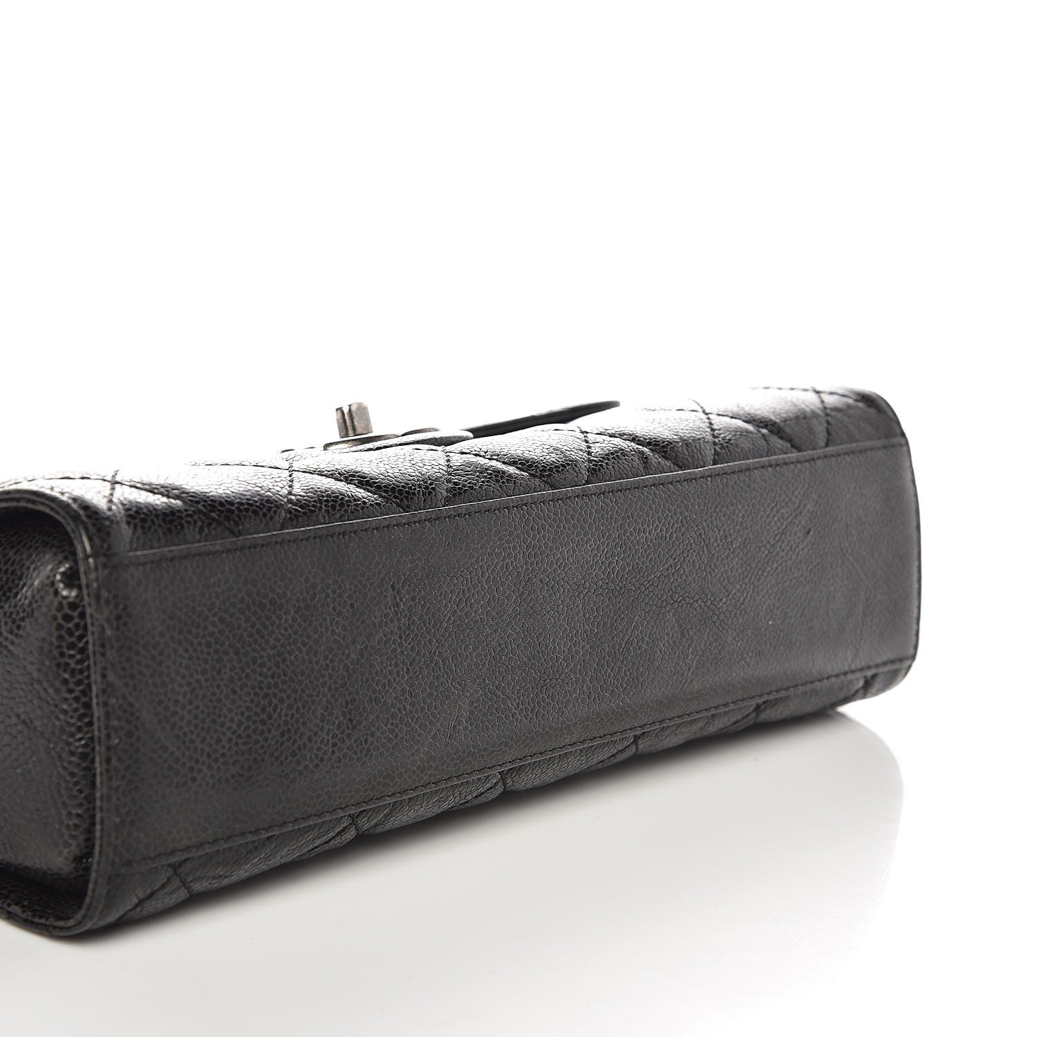 Chanel Crumpled Grained Calfskin Medium CC Crave Flap Black 8 of 15