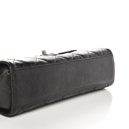 Chanel Crumpled Grained Calfskin Medium CC Crave Flap Black 8 of 15