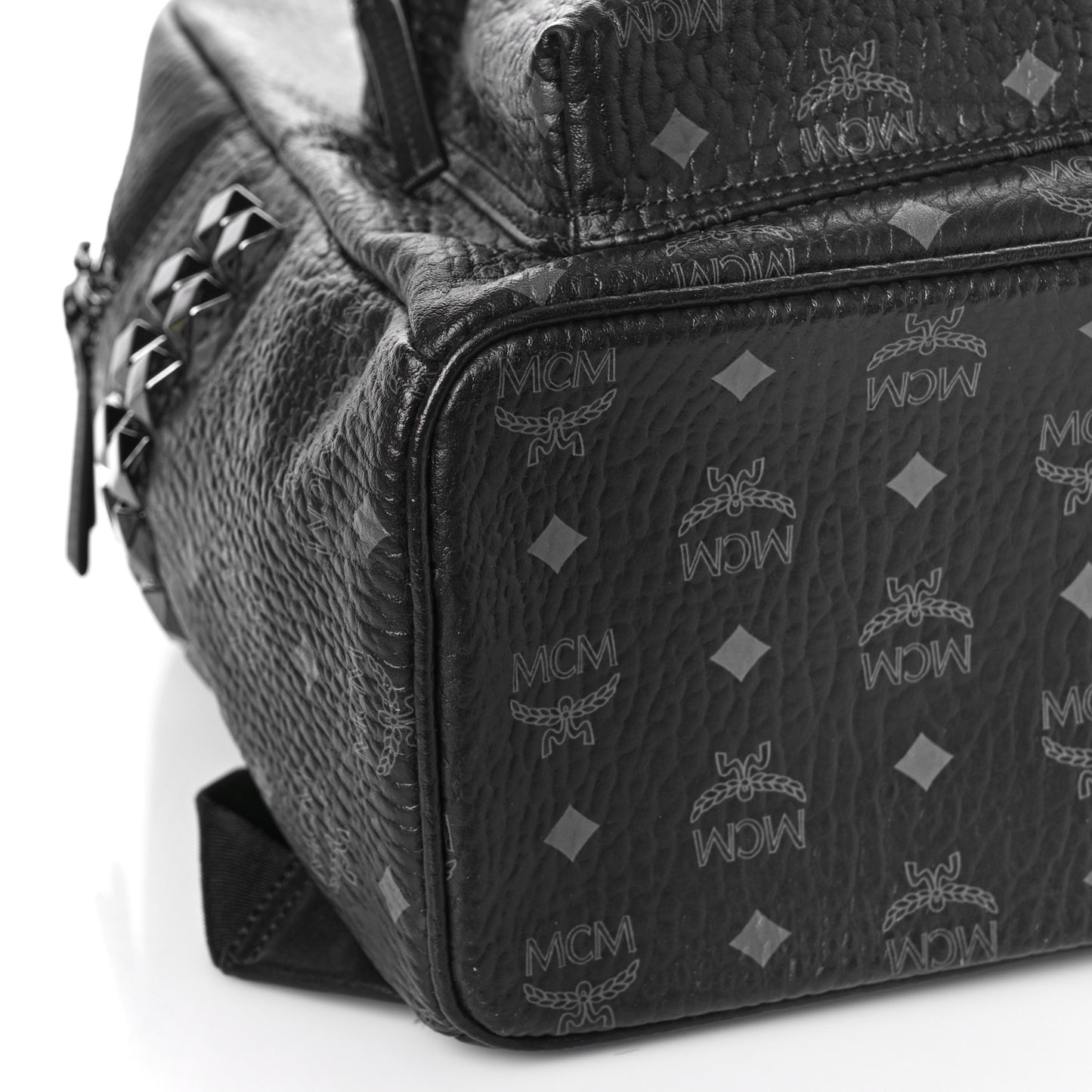 Visetos Medium Side Studs Stark Backpack Black